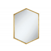 Coaster Furniture 902356 Hexagon Shaped Wall Mirror Gold